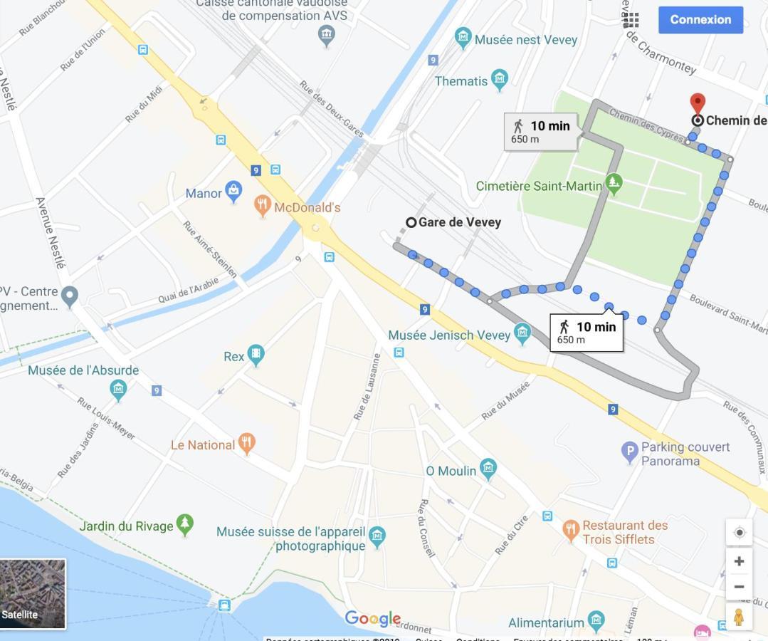 沃韦Les Cypres公寓 外观 照片